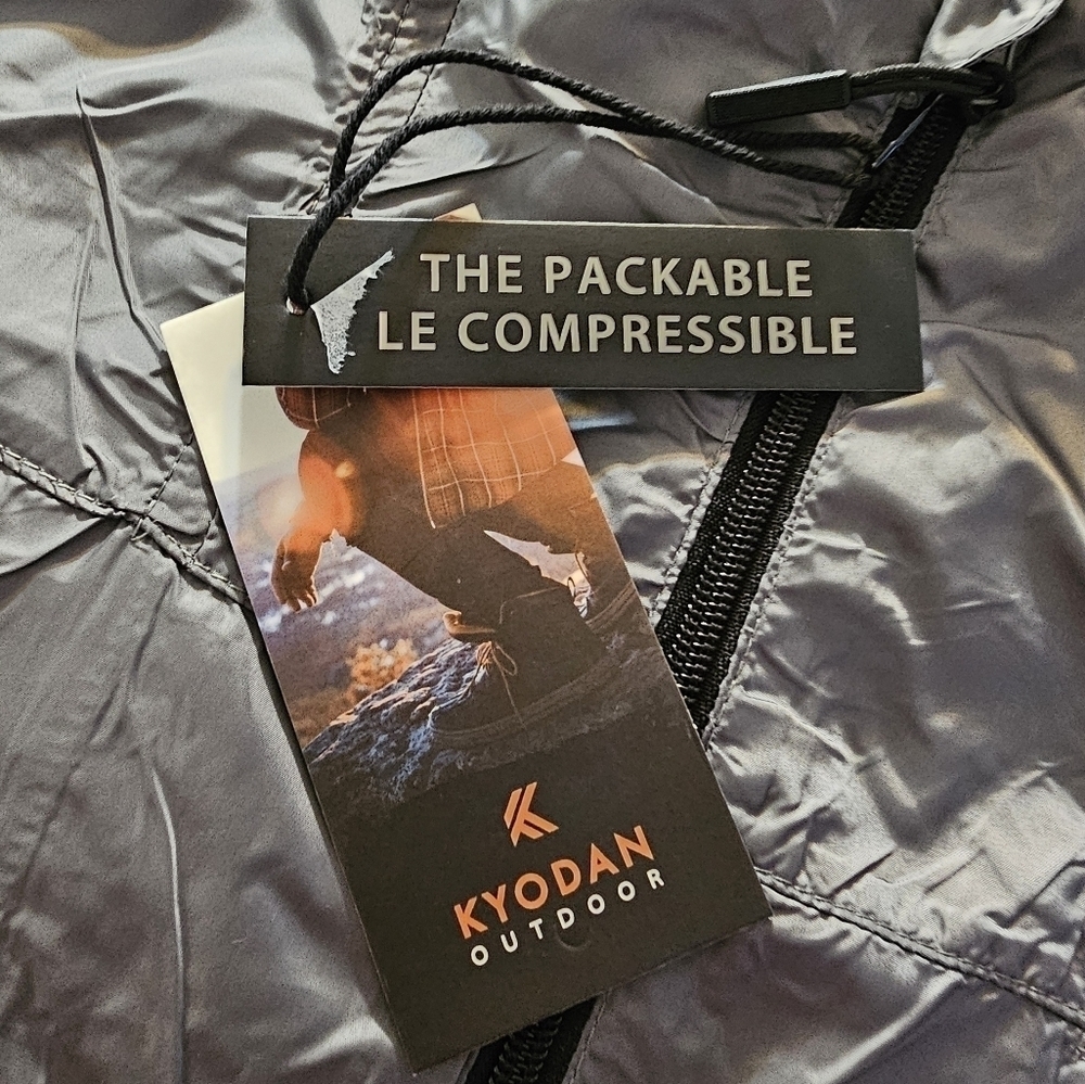 Kyodan ACTION PACKABLE WINDBREAKER dark Grey - Picture 8 of 12